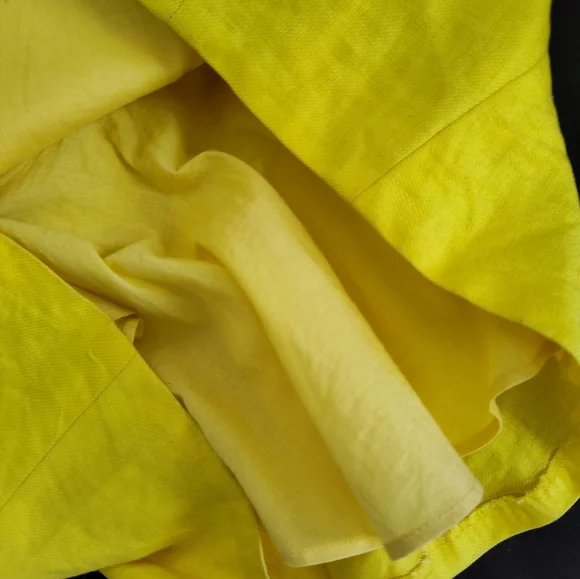 Lafayette 148 New York Vibrant Yellow Midi Dress - Picture 8 of 12
